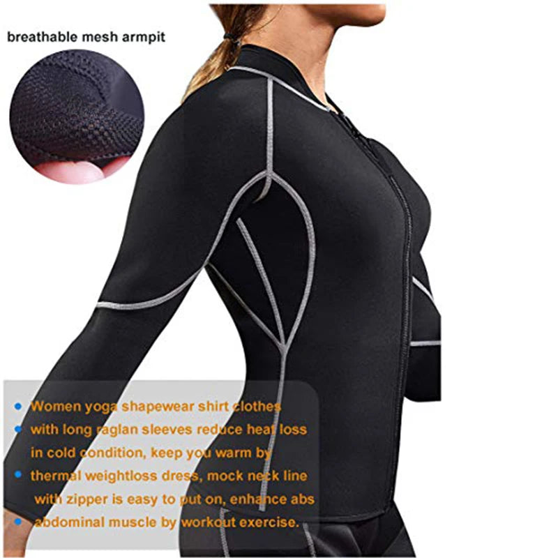 Sweating Shapers Women Weight Loss Fat Burn