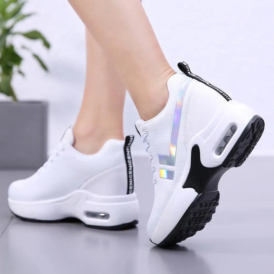 Spring High-Wedge Platform Sneakers