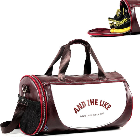 Fitness Shoulder Bag With Shoes Pocket