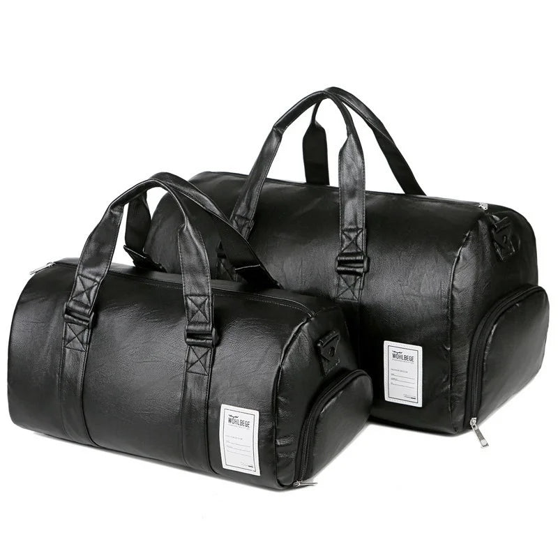 Leather Sports Bags For Training Fitness Yoga Travel