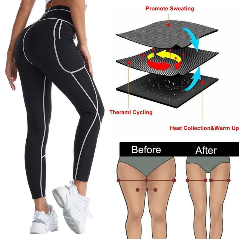 Sweating Shapers Women Weight Loss Fat Burn