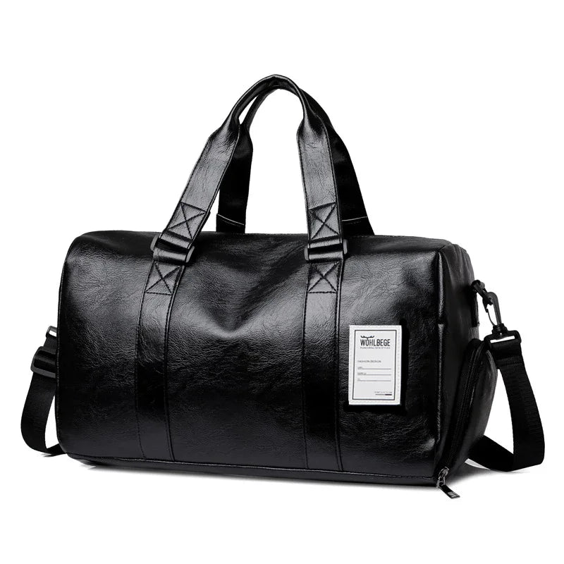 Leather Sports Bags For Training Fitness Yoga Travel