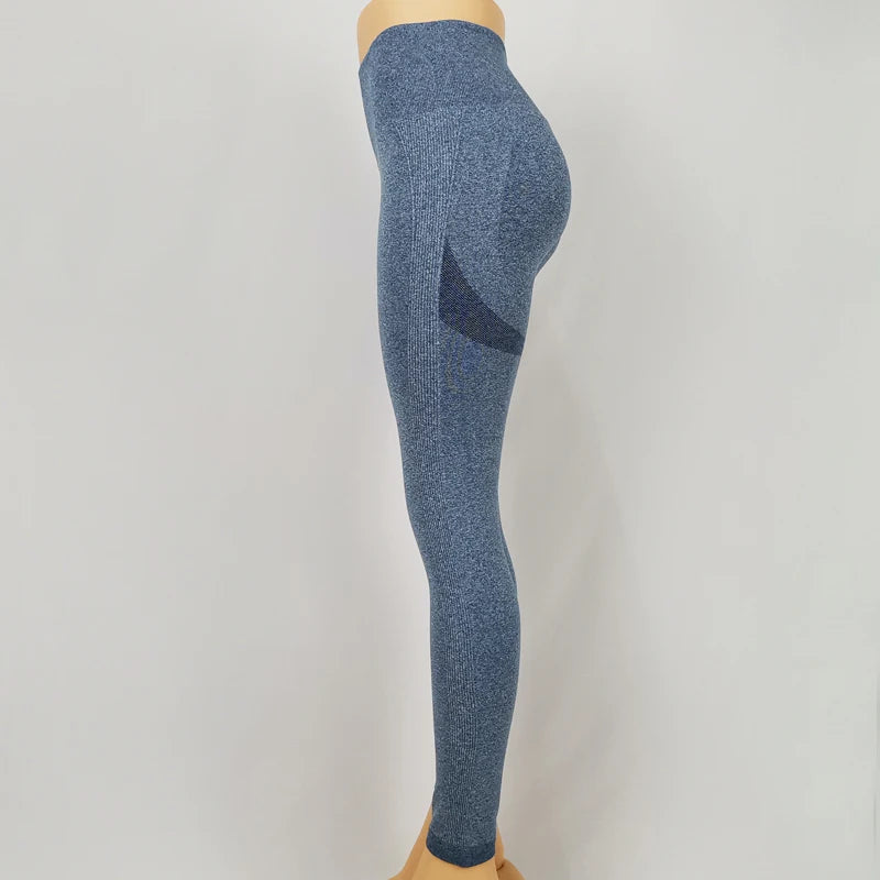 High Waist Elastic Solid Yoga Leggings