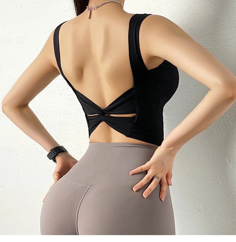 Camis Push-Up Yoga Crop Top Bras