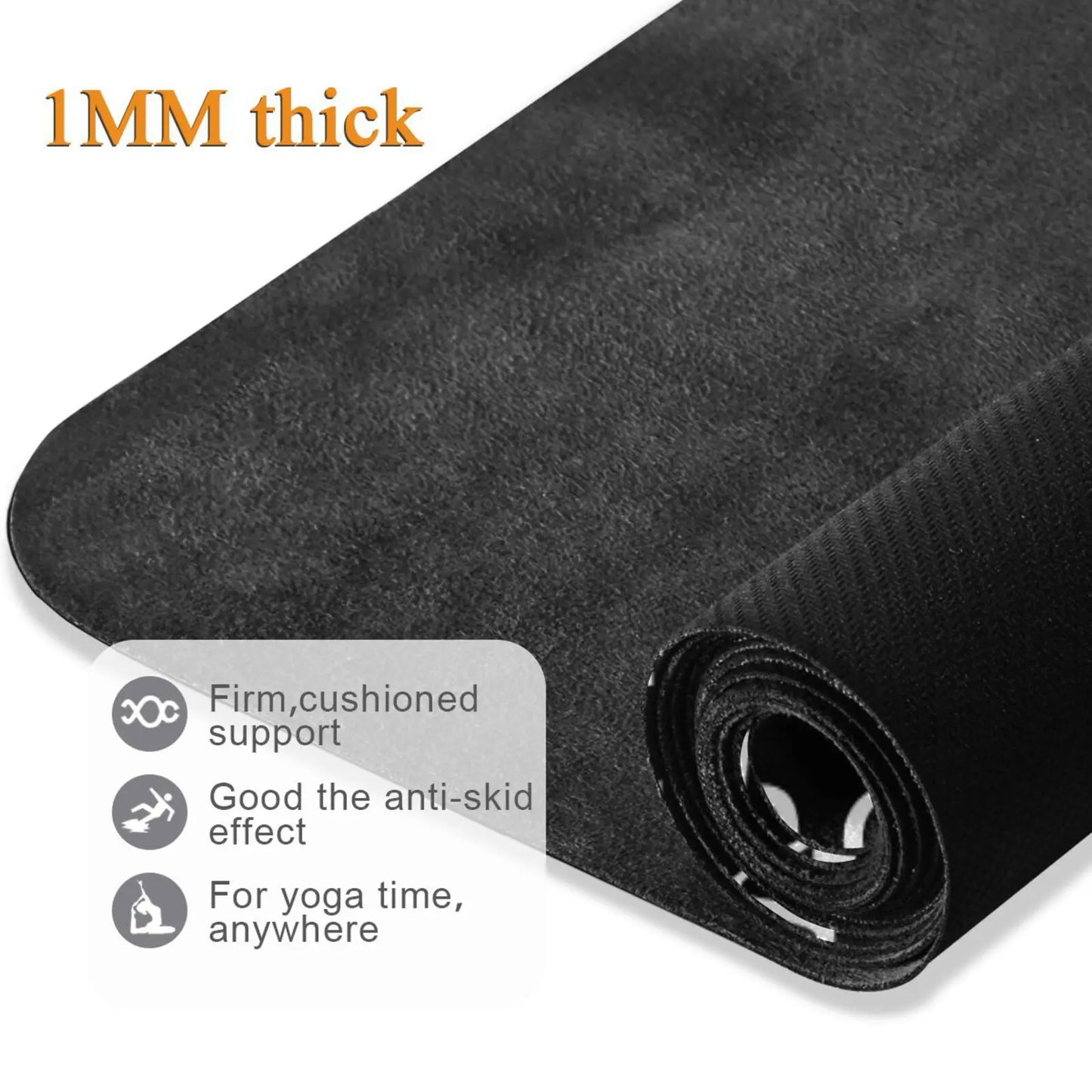 Yoga Mat Floor Towel Thick Non-Slip Exercise