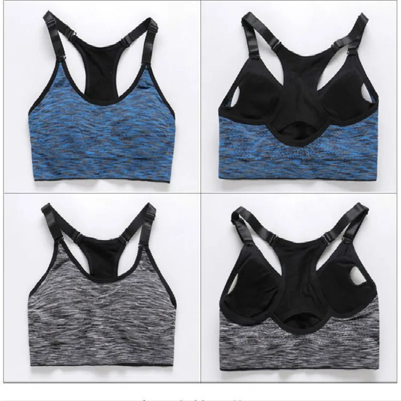 Straps Padded Top Athletic Vest Quick Dry