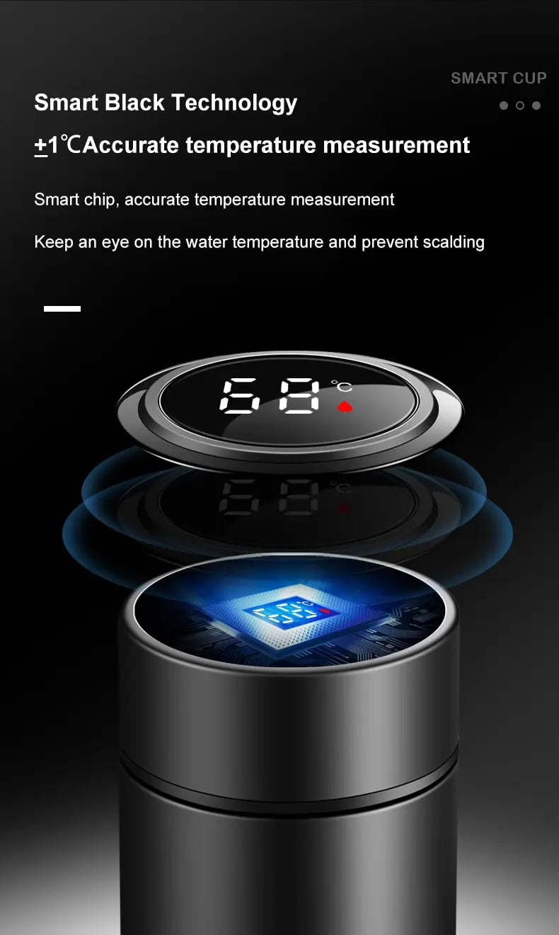 Smart Led Digital Temperature Display Thermos 500ML