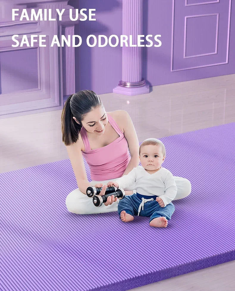 15mm Yoga Mat Anti-skid Sports Fitness Mat