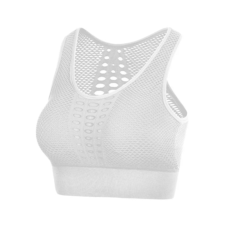 Mesh Gym Sports Bra: Stay Active & Stylish