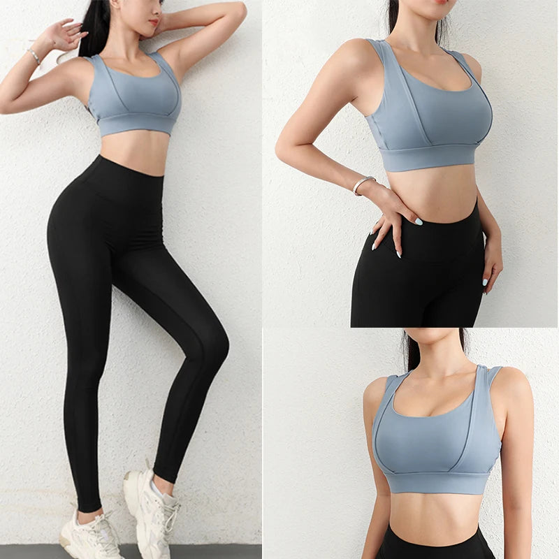 Crop Top Fitness Tops Bounce Control