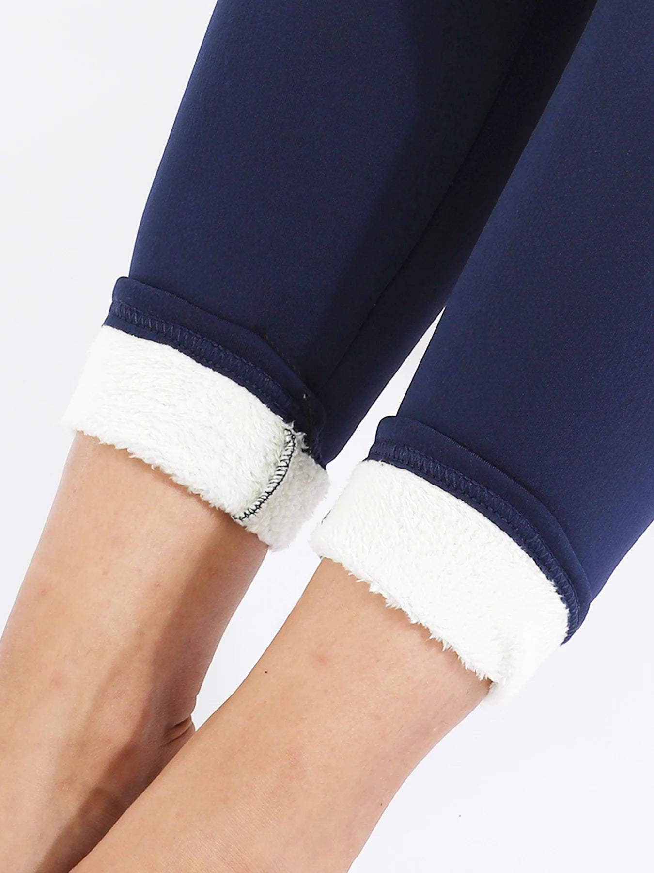 Winter Velvet Leggings | Solid Color Thick Pants