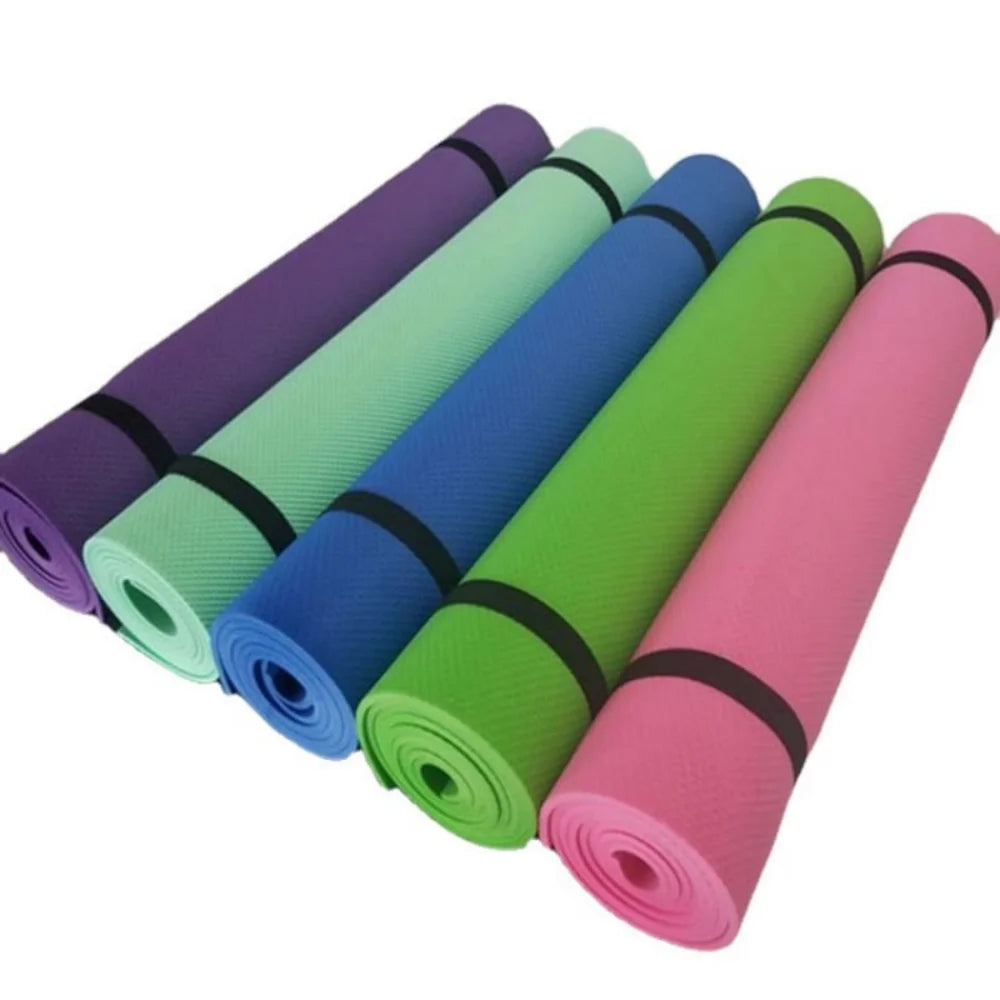 Yoga Mat Anti-skid Sports Fitness Mat 3MM-6MM Thick EVA Comfort Foam