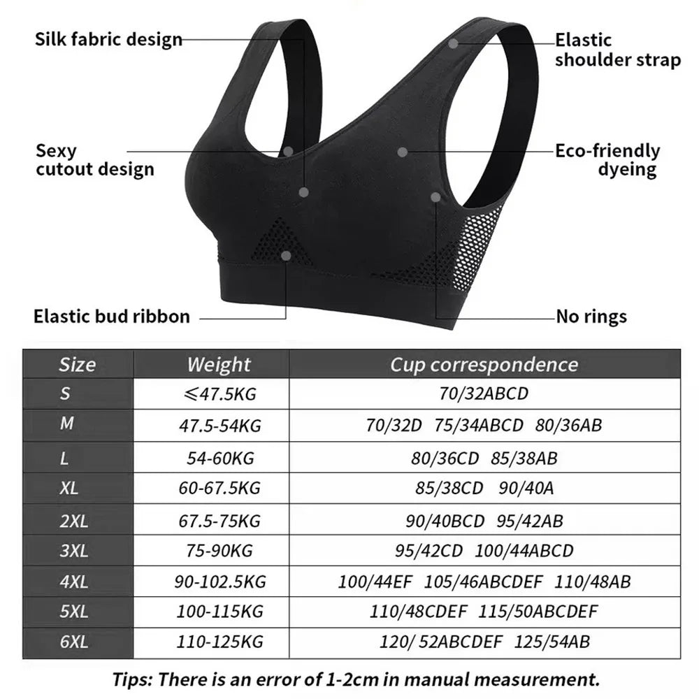 Shockproof Seamless Mesh Sports Bra: Ultimate Support for Every Workout