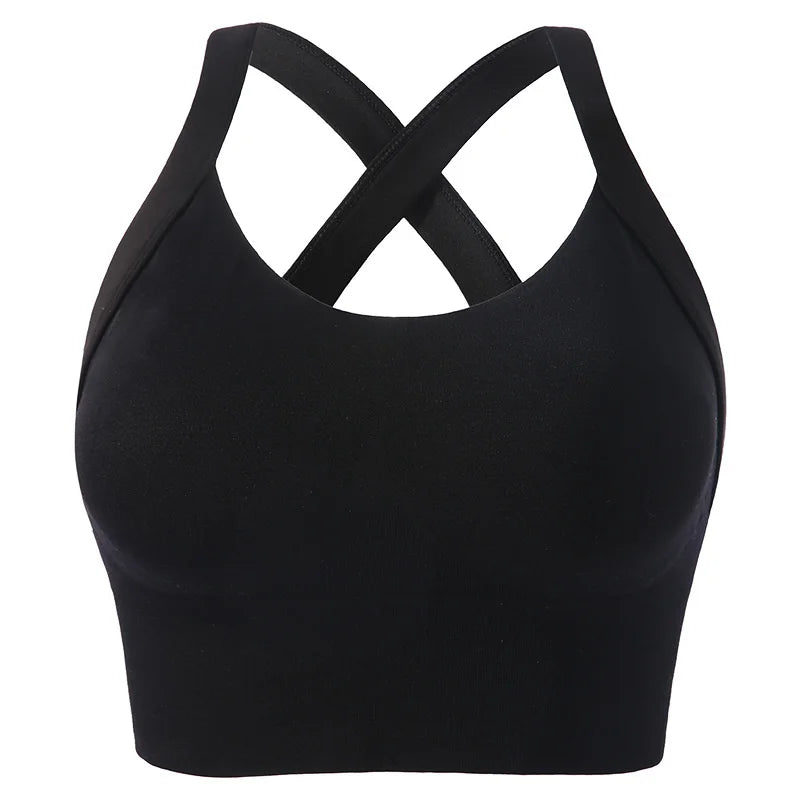 Crisscross Back Yoga Bra