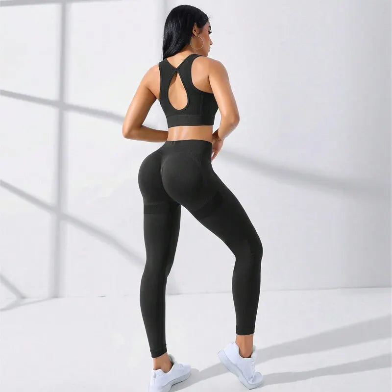 High Stretch Yoga Set Tracksuit