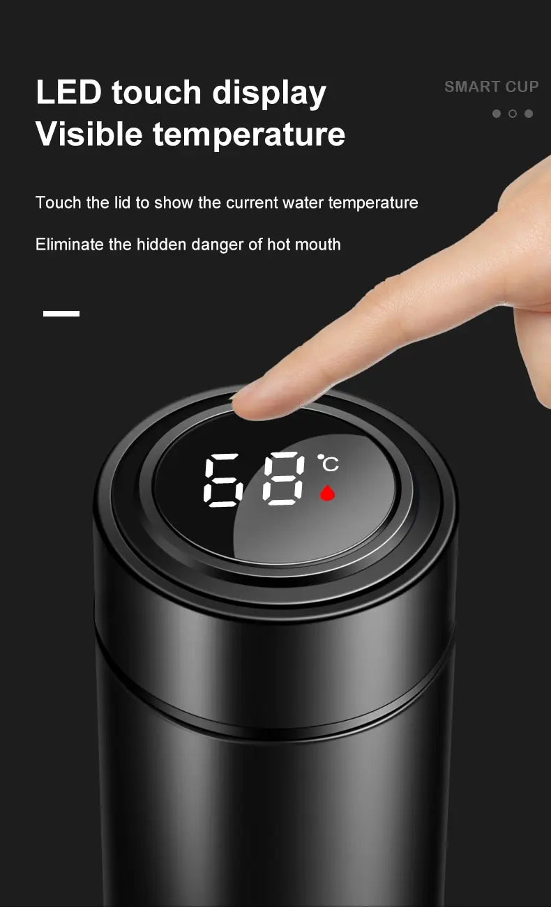 Smart Led Digital Temperature Display Thermos 500ML